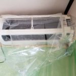 에어컨 클리닝모습/벽걸이 에어컨세정/에어컨 고압청소 /Air conditioner cleaning
