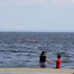 바닷가의 가족 family of the beach