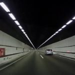 Movie-고속도로에서 터널을 빠져나가는모습 Highway tunnel-no copyright