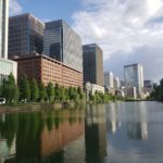 도쿄 황궁앞 호수 사진 (우찌보리 히비야앞 )