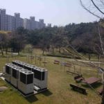 [무료사진/저작권무료사진 ] 삼성에어컨과 공원