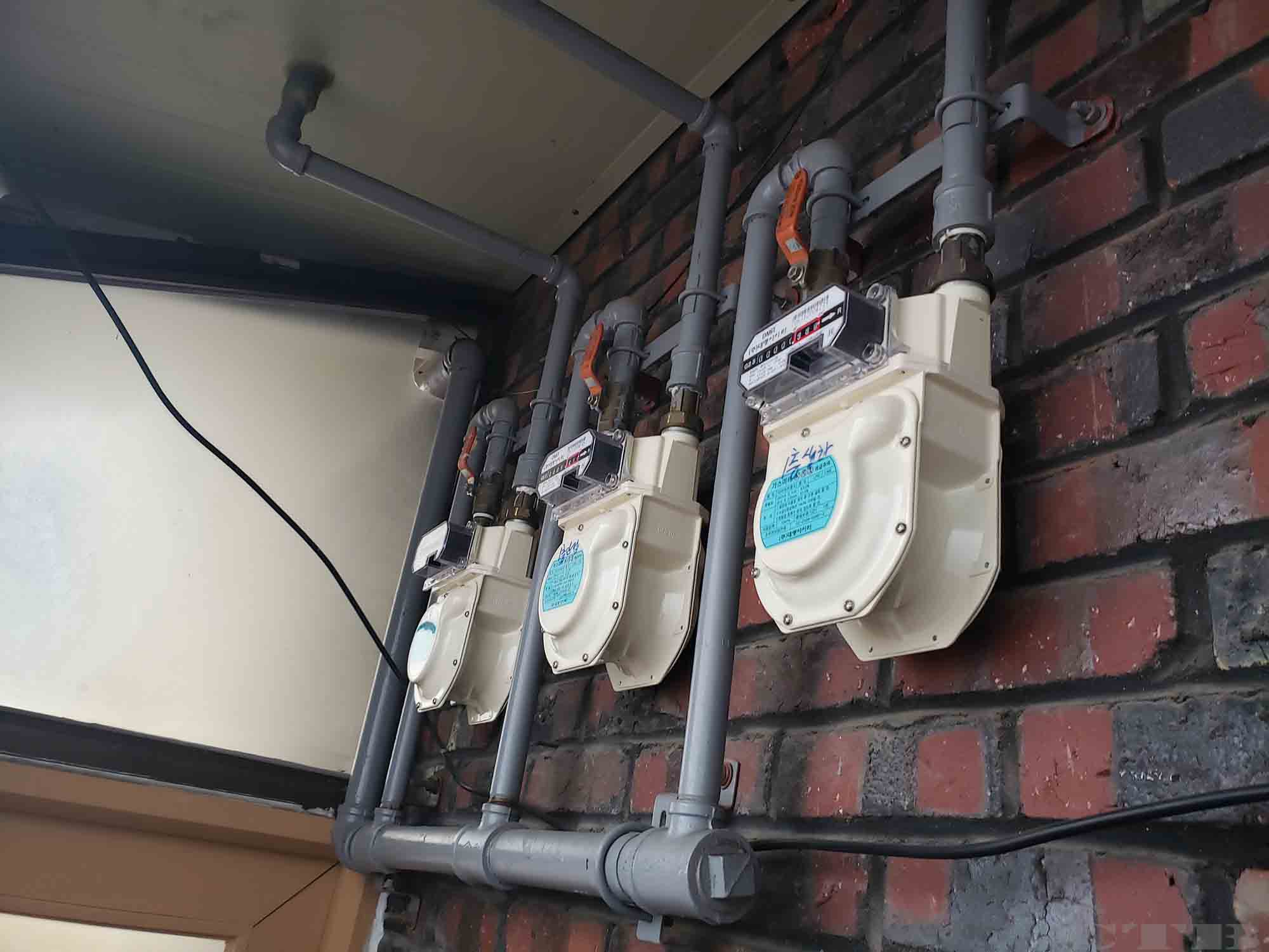 [무료사진.무료이미지] 한국가스미터기.일본가스미터기 Gas meter