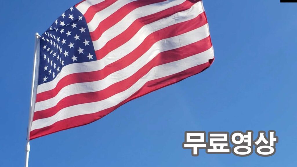 미국 국기/ 성조기  무료다운로드영상