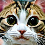 미인- AI 생성인물 / 동물/고양이 / 일러스트 png 파일 1024x683